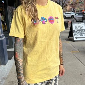 SOLD sockadelic yellow shirt